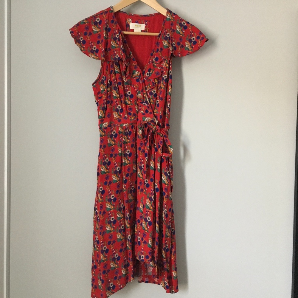 Mauve Dress from Anthropologie - red - size 2